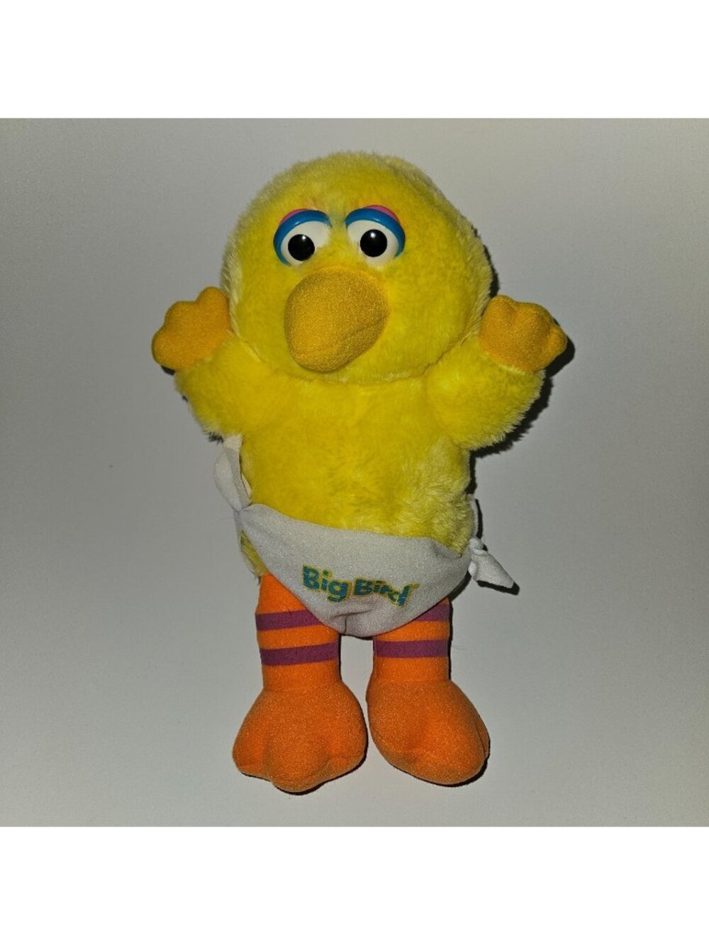 Sesame Street Hasbro Softies Baby Big Bird Plush Stuffed Toy Diaper
